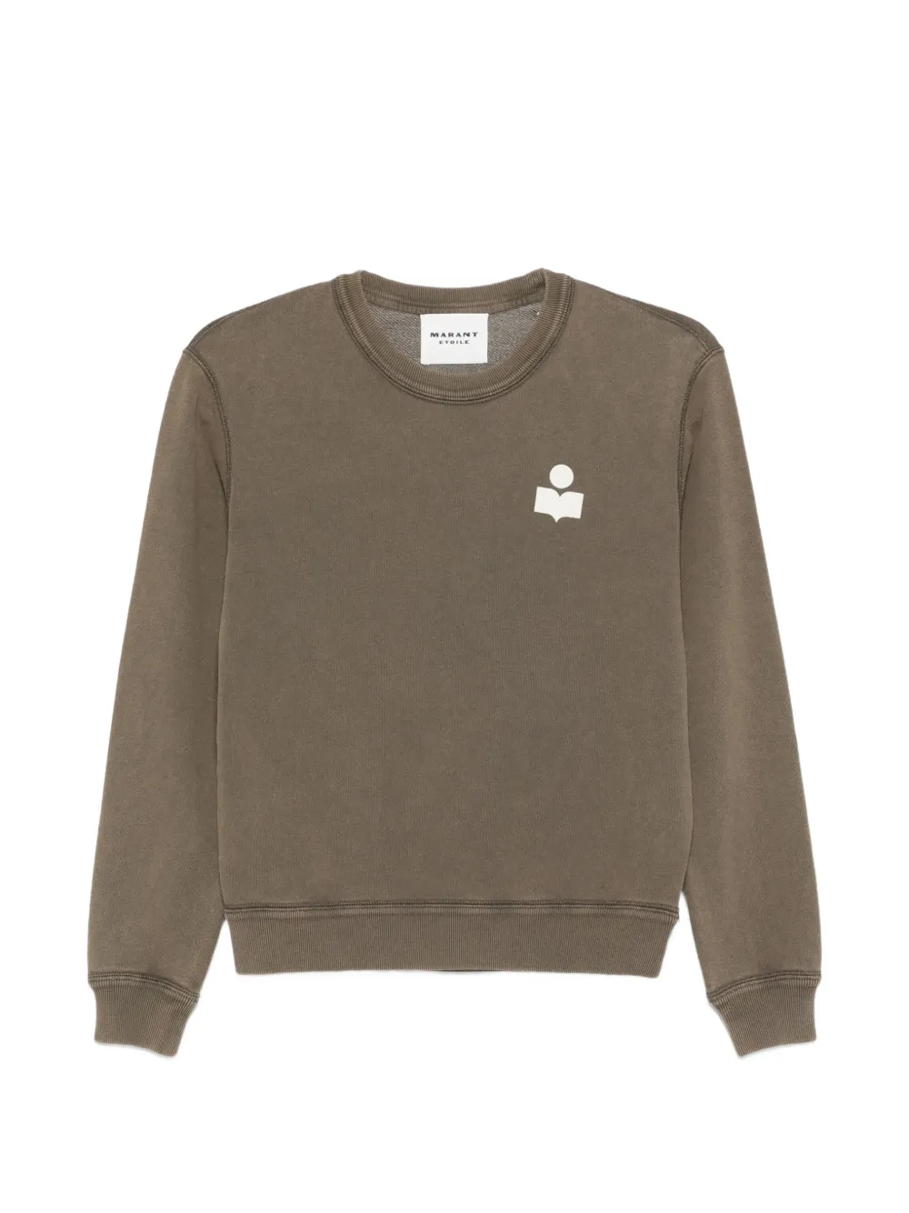 ISABEL MARANT Maurine logo-print sweater - Braun