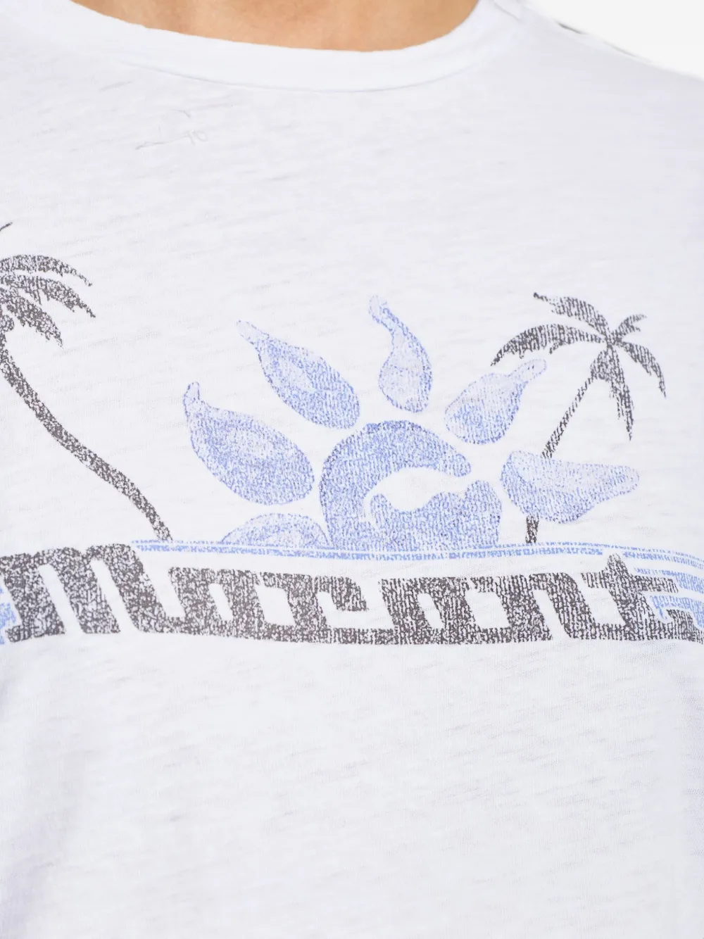 ISABEL MARANT Zewel graphic-print T-shirt Wit