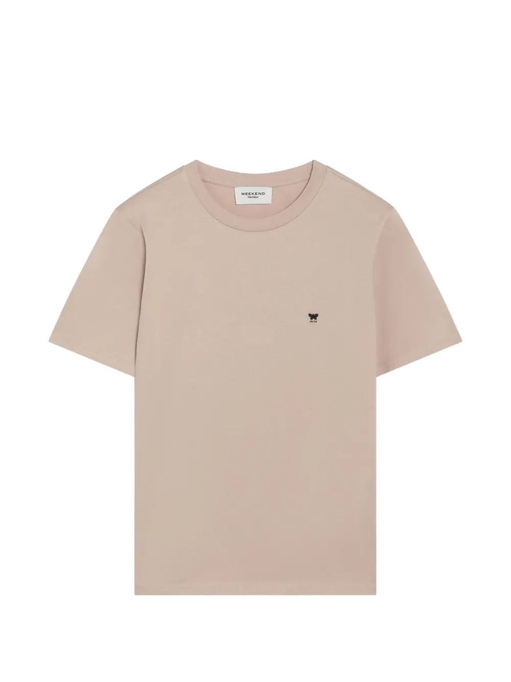 Weekend Max Mara logo-embroidered T-shirt Beige
