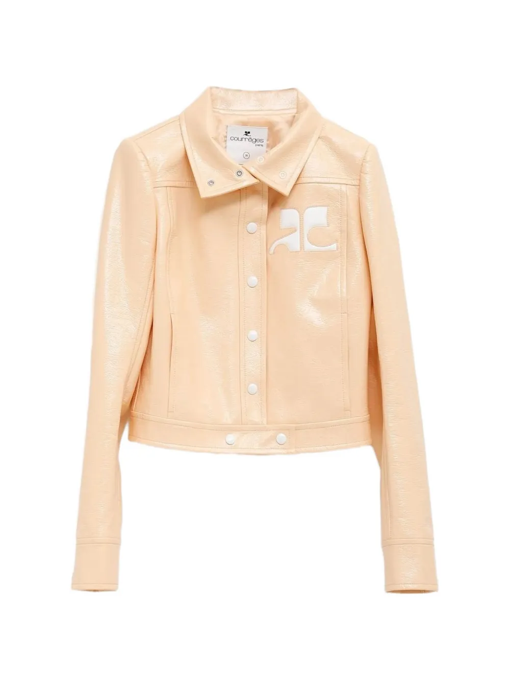 Courrèges Reedition Vinyl jacket - Nude