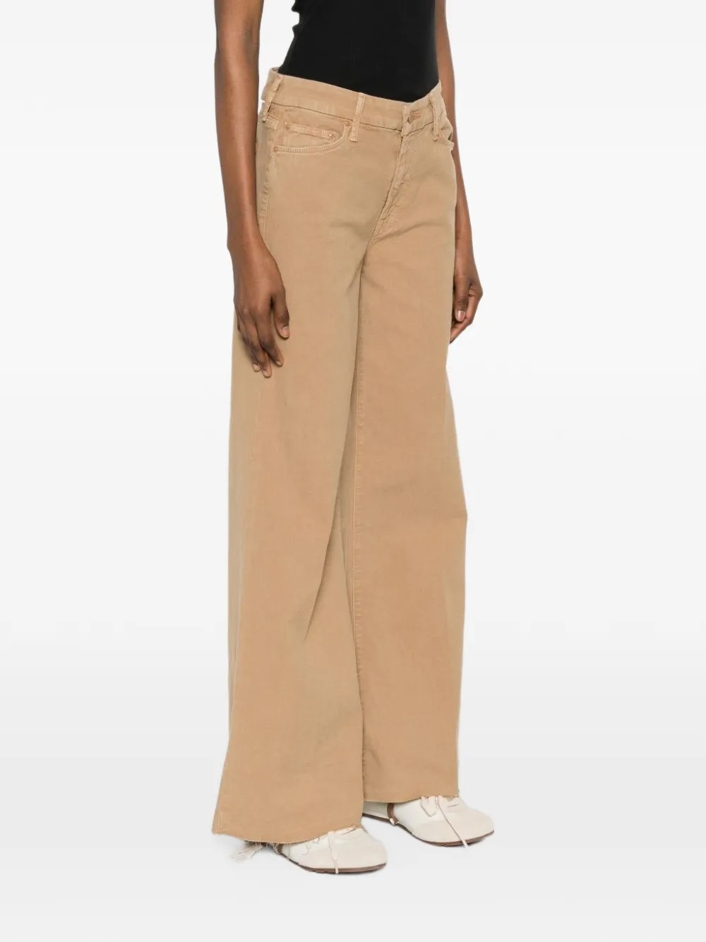 MOTHER Roller Fray jeans Beige