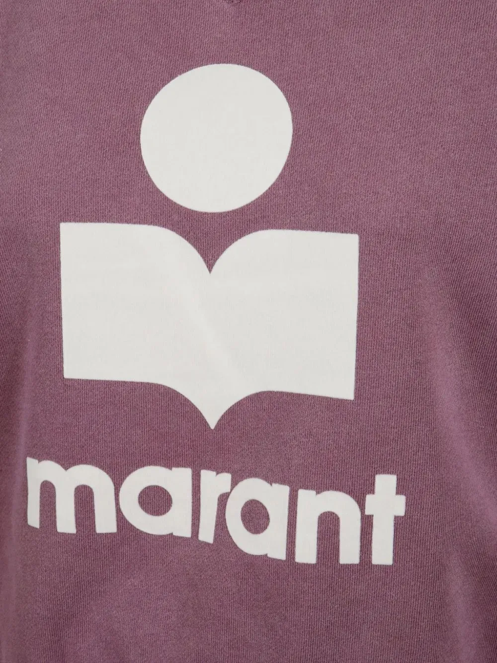 ISABEL MARANT logo-print sweatshirt Paars