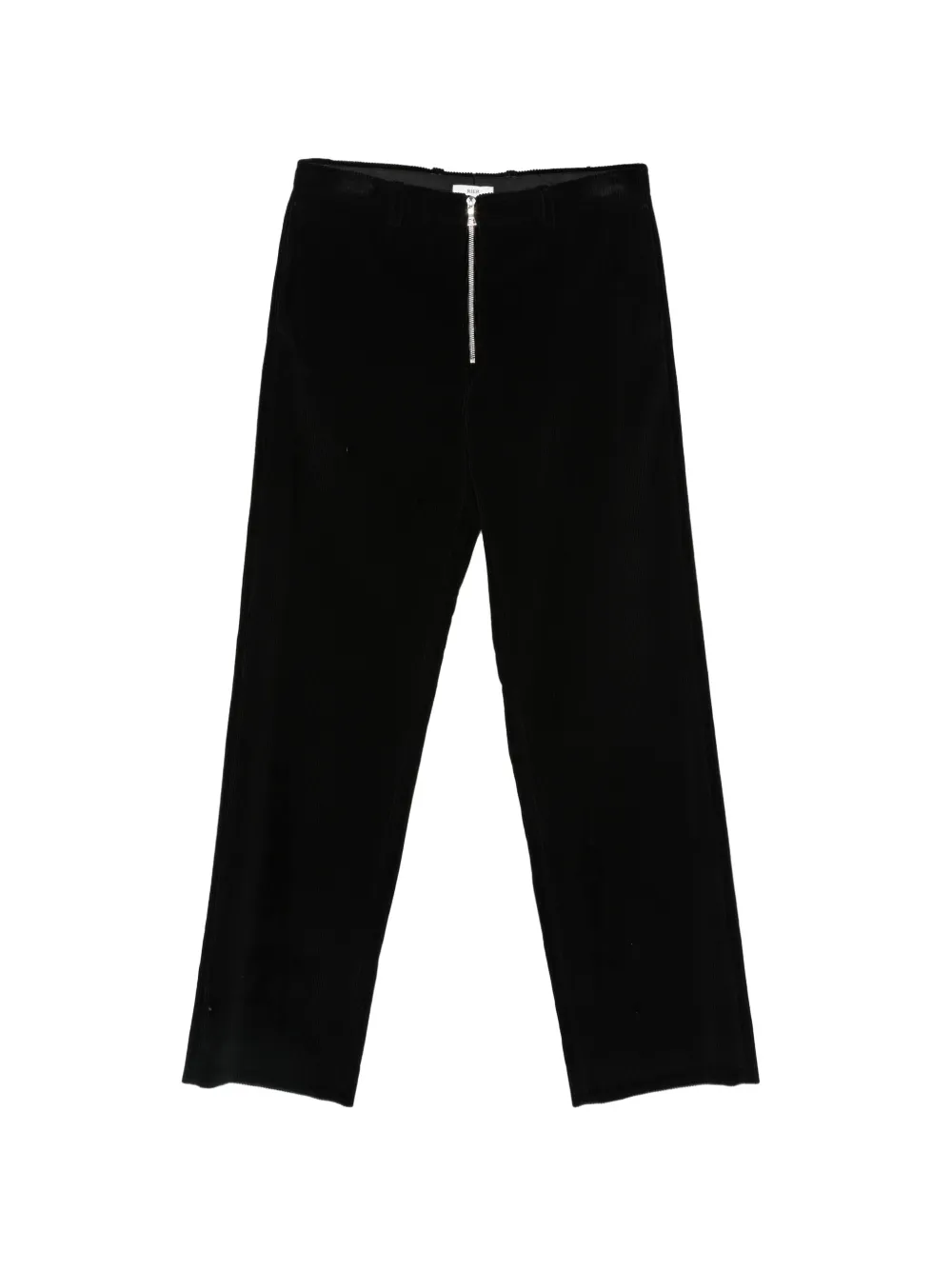 Rier exposed-zip corduroy-texture trousers - Nero