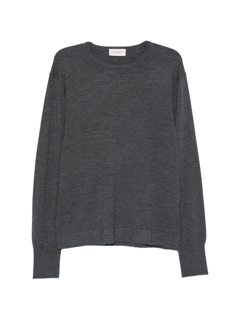 Officine Generale Nina crew-neck sweater Grijs