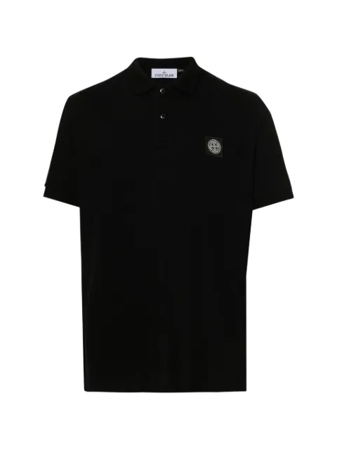 Stone Island polo Ă patch logo