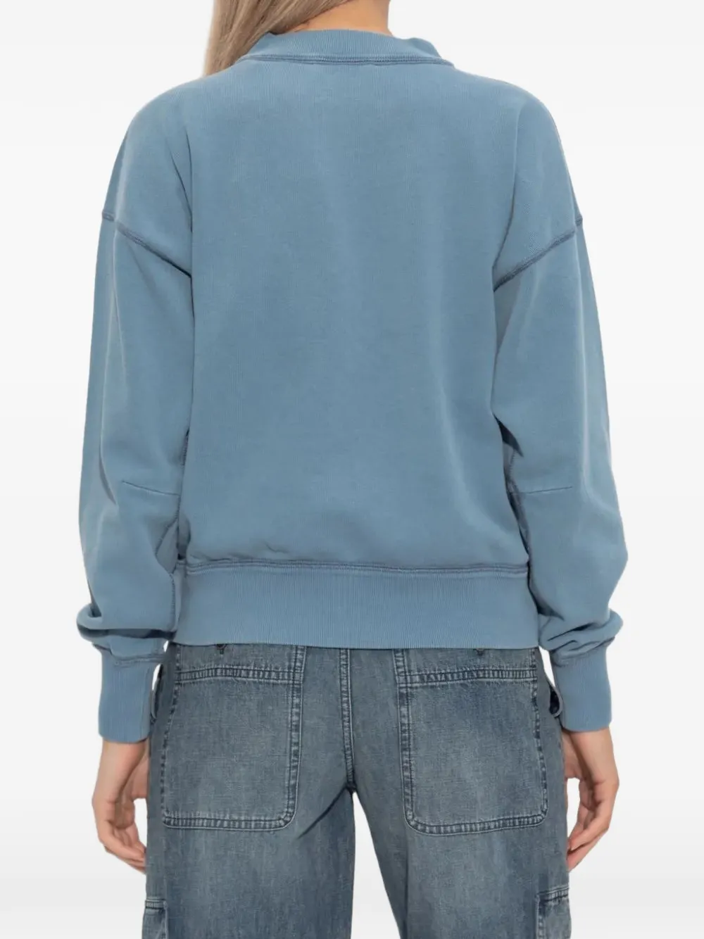 ISABEL MARANT logo-print sweatshirt Blauw