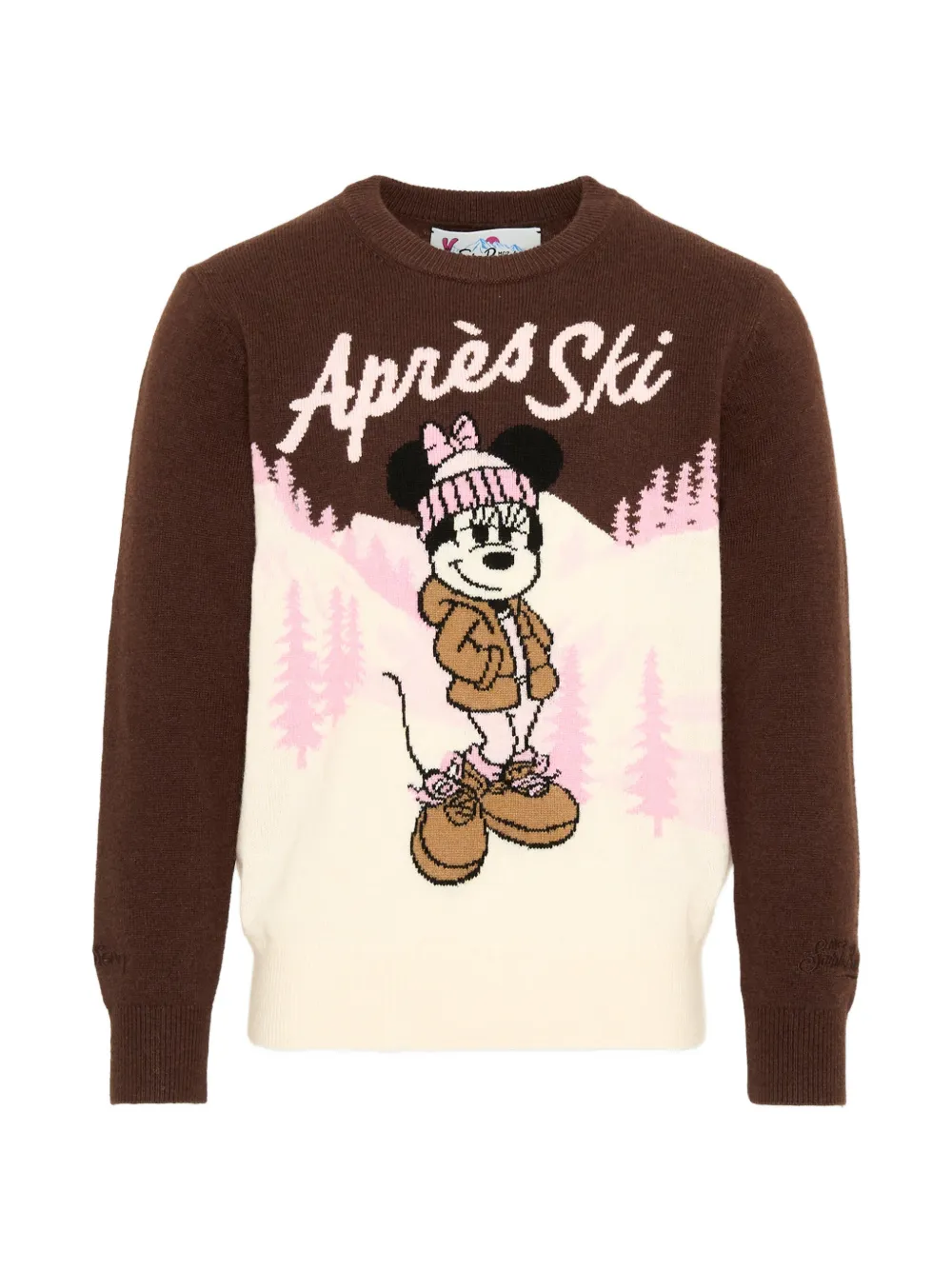 MC2 Saint Barth Kids Minnie Mouse intarsia-knit sweater Bruin