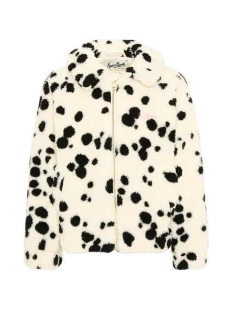 MC2 Saint Barth Kids dalmatian-print faux-fur jacket