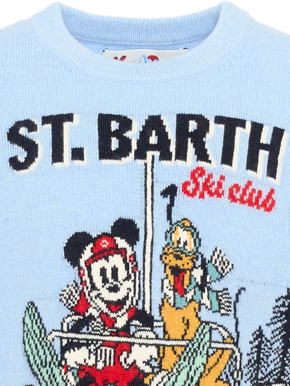 MC2 Saint Barth Kids x Disney graphic-print sweater Blauw