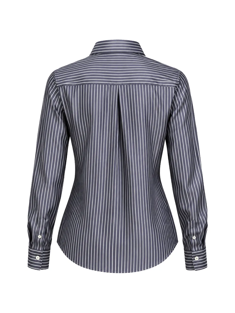 Barbara Bui vertical-stripe long-sleeve shirt Grijs