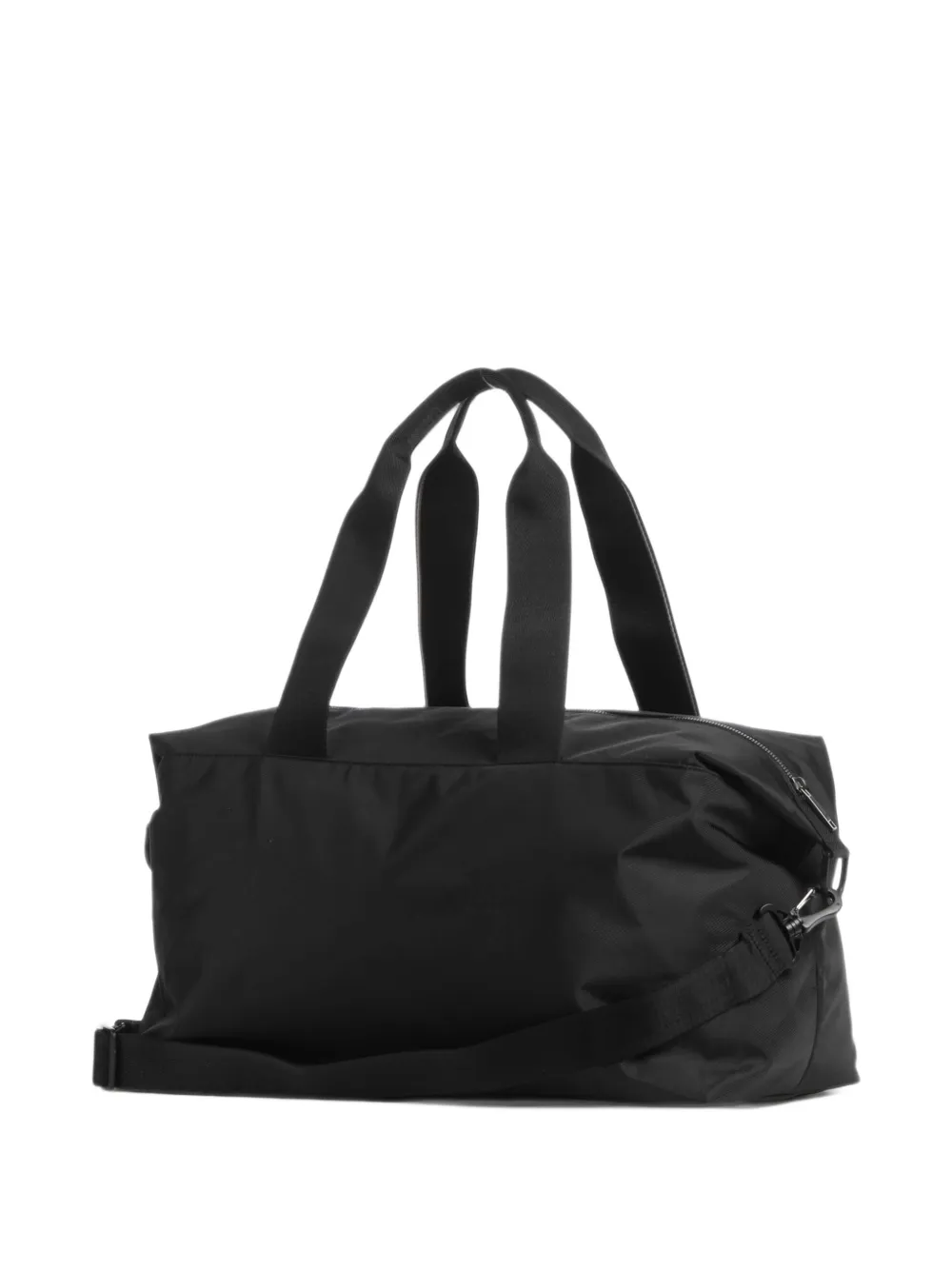 BOSS logo-detail duffle bag Zwart
