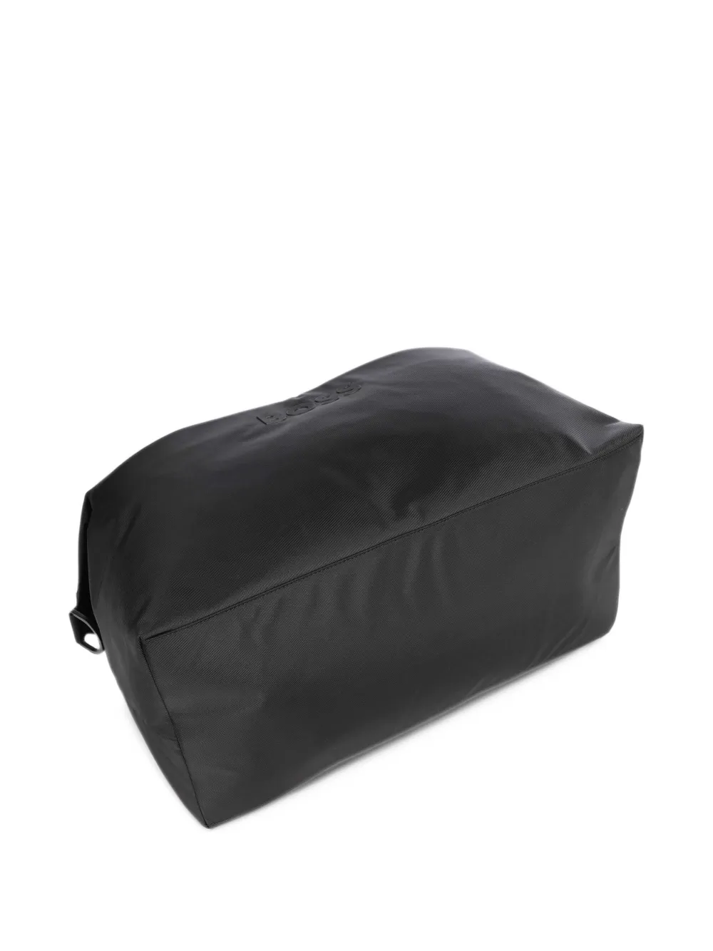 BOSS logo-detail duffle bag Zwart