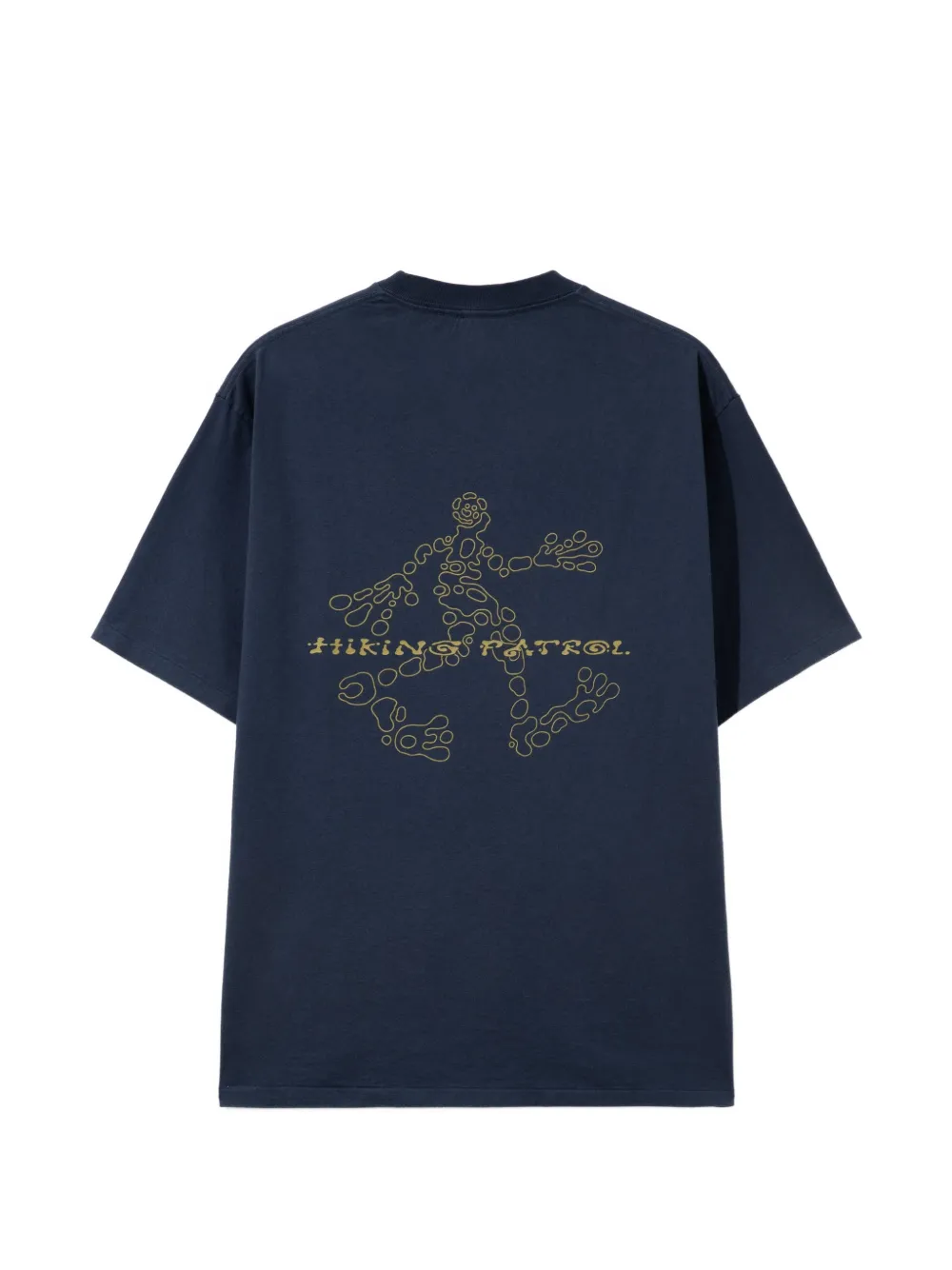 Hiking Patrol T-shirt met print Blauw