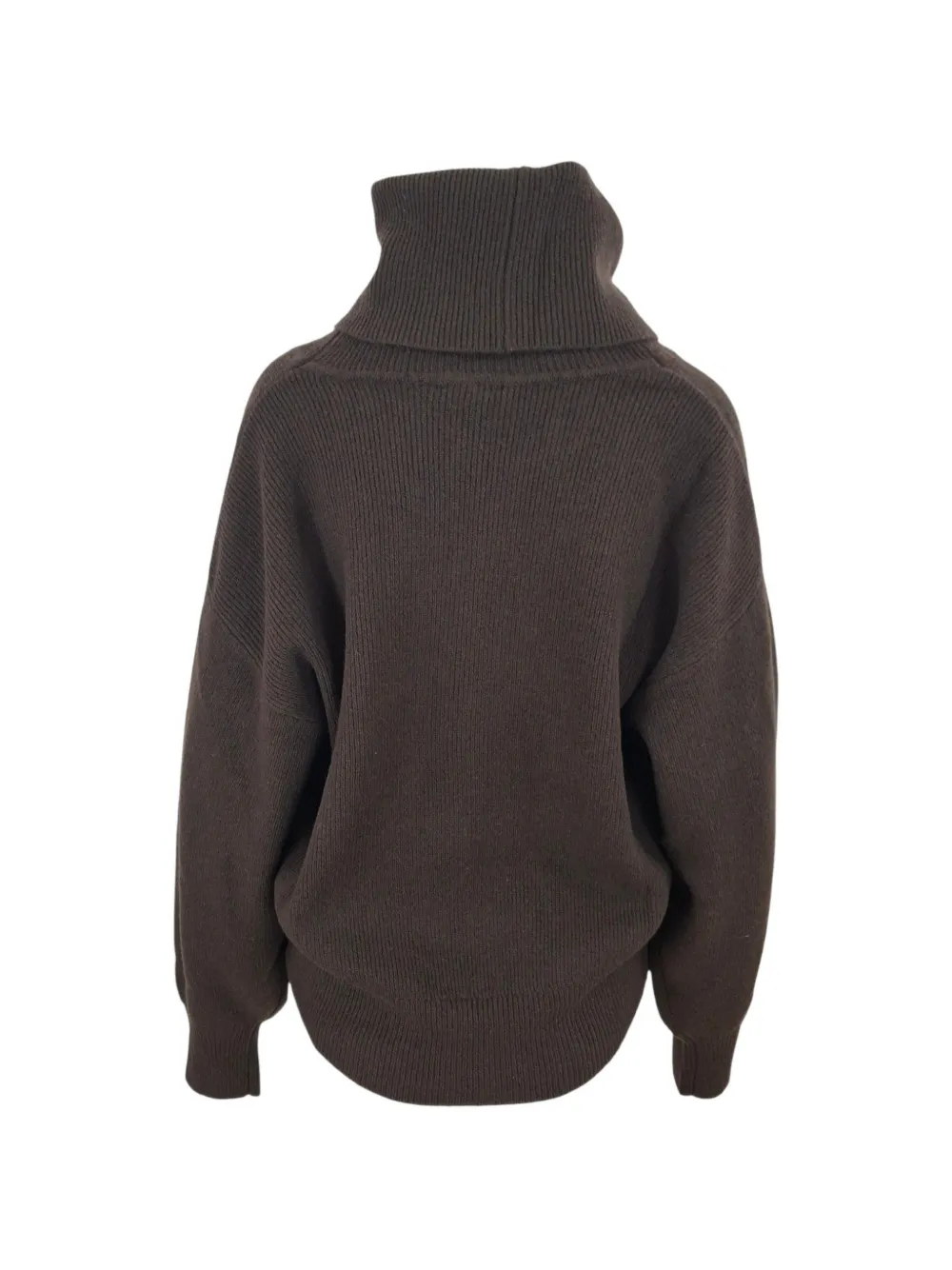 LIU JO roll-neck button-cuff sweater Bruin