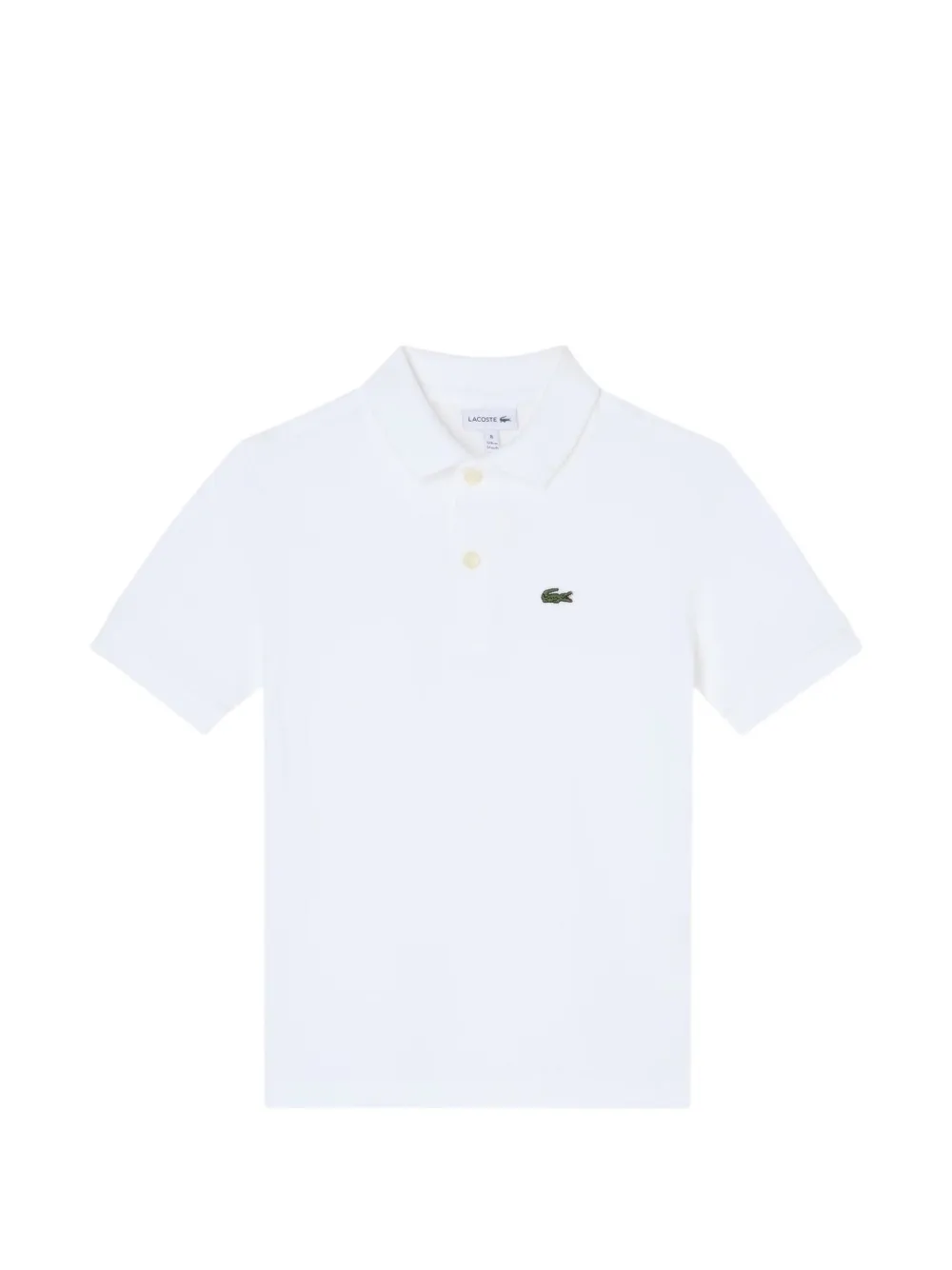 Lacoste Kids logo-embroidery polo shirt Wit