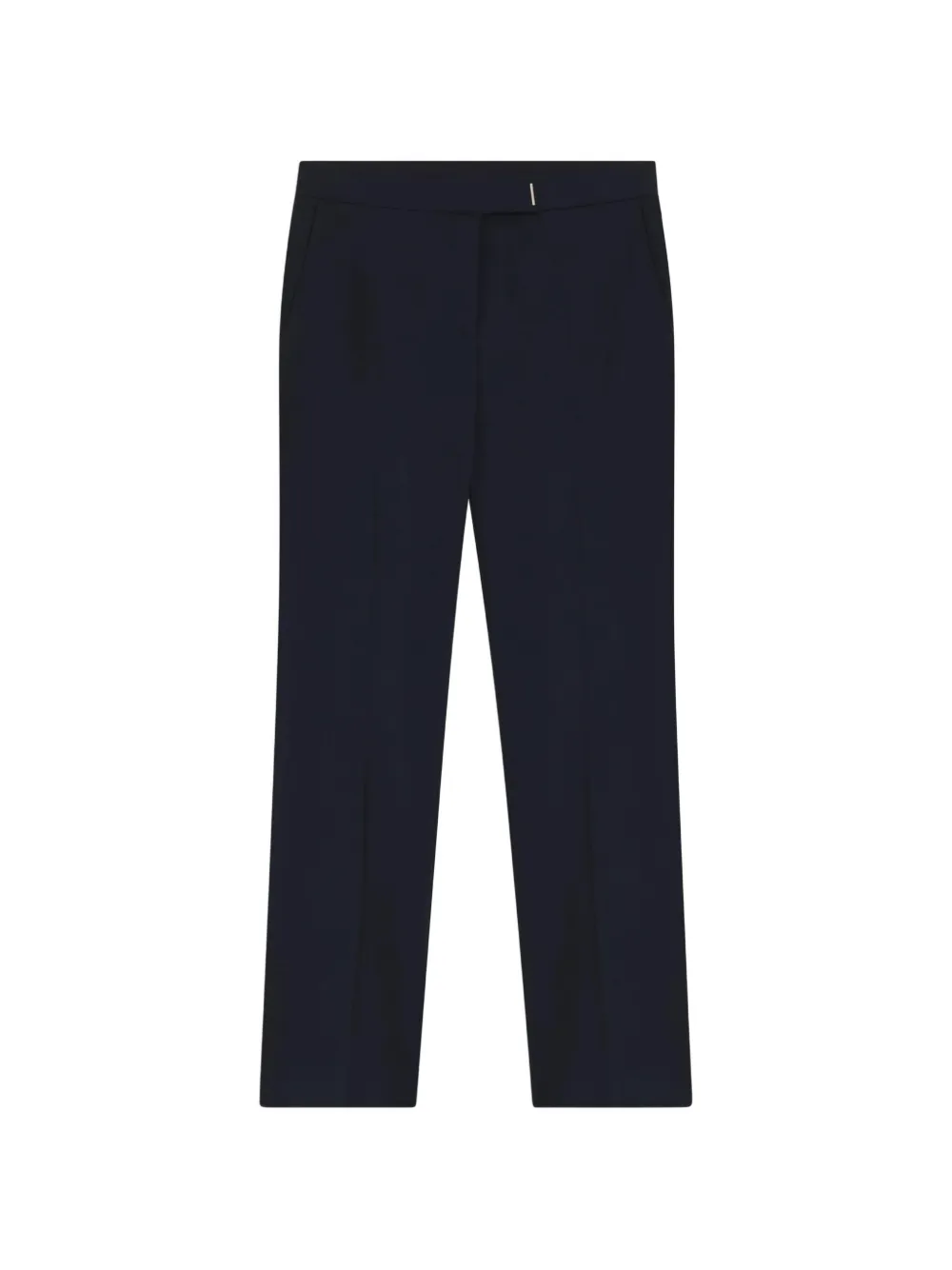 BOSS Ausgestellte Cropped-Hose aus knitterfreiem Stretch - Schwarz