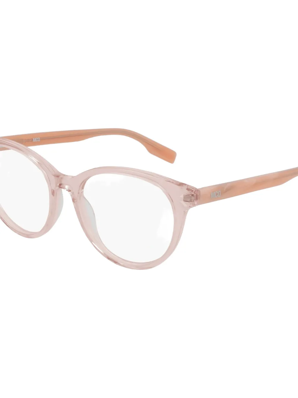 Alexander McQueen Eyewear round-frame glasses Roze