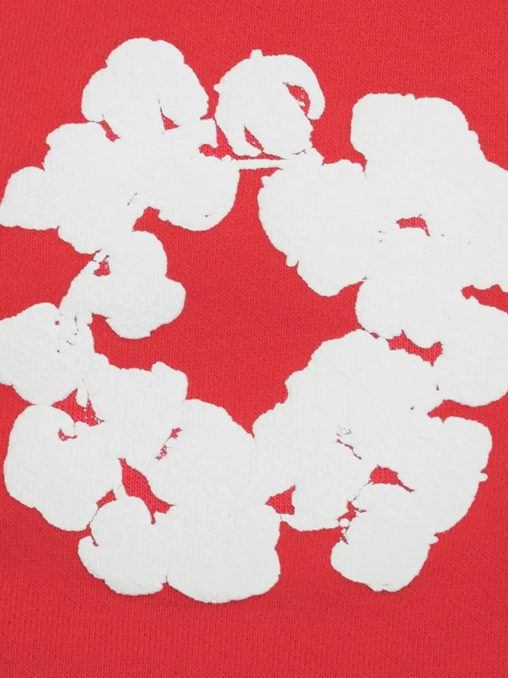 Denim Tears Cotton Wreath hoodie Rood