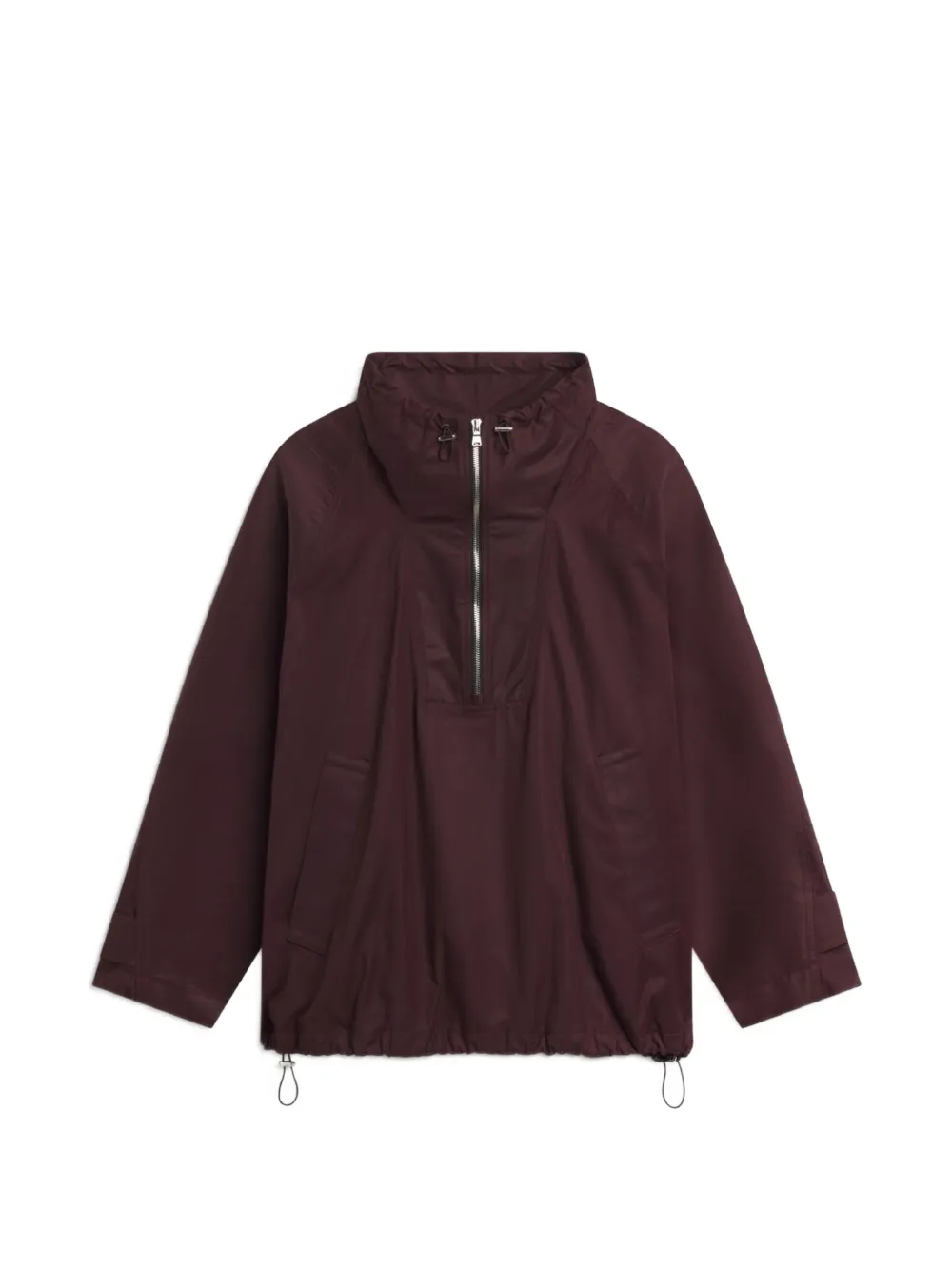 AGOLDE Coulson half-zip jacket Rood