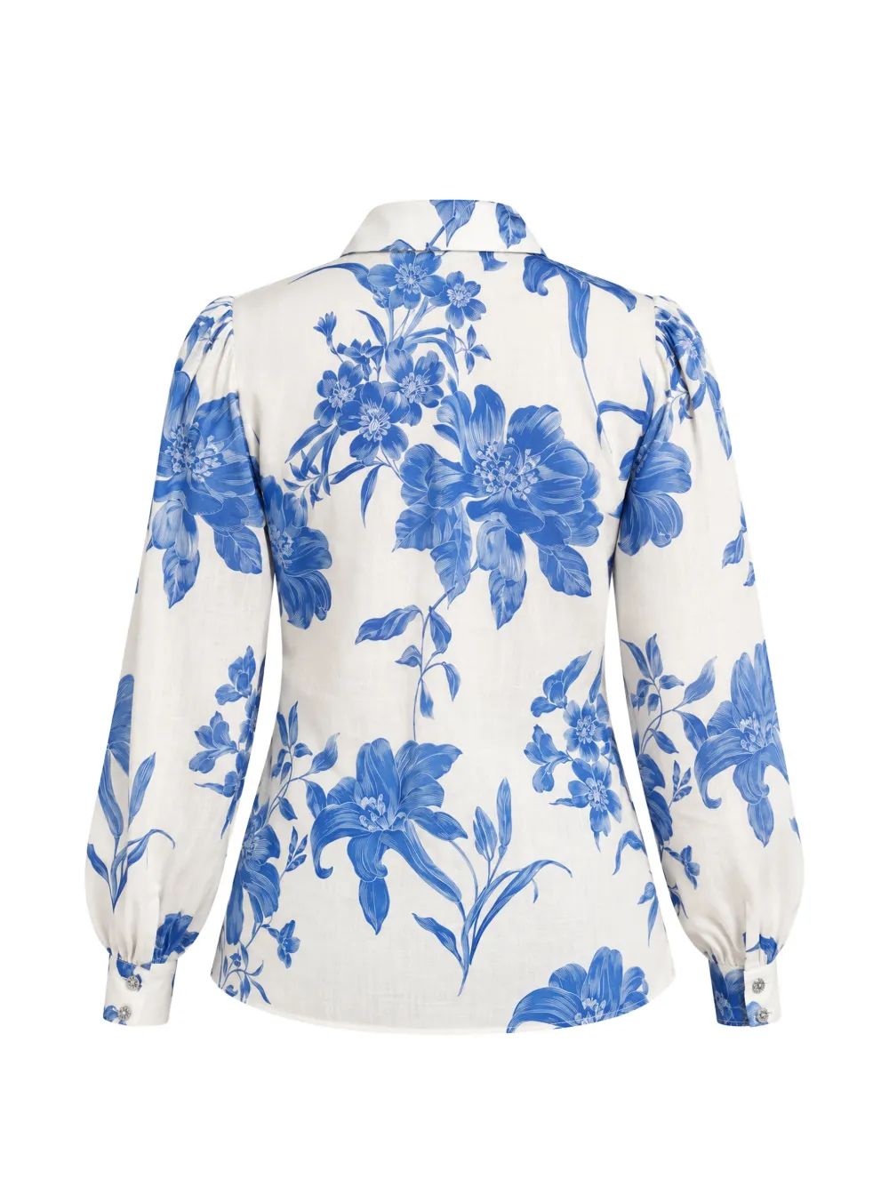 GUESS USA Clara floral-print shirt Wit