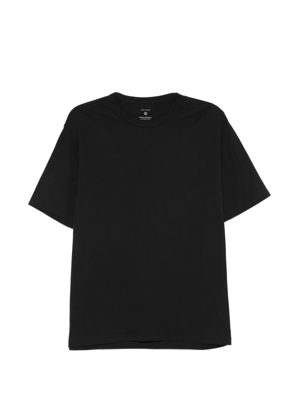 Officine Generale crew-neck T-shirt Zwart