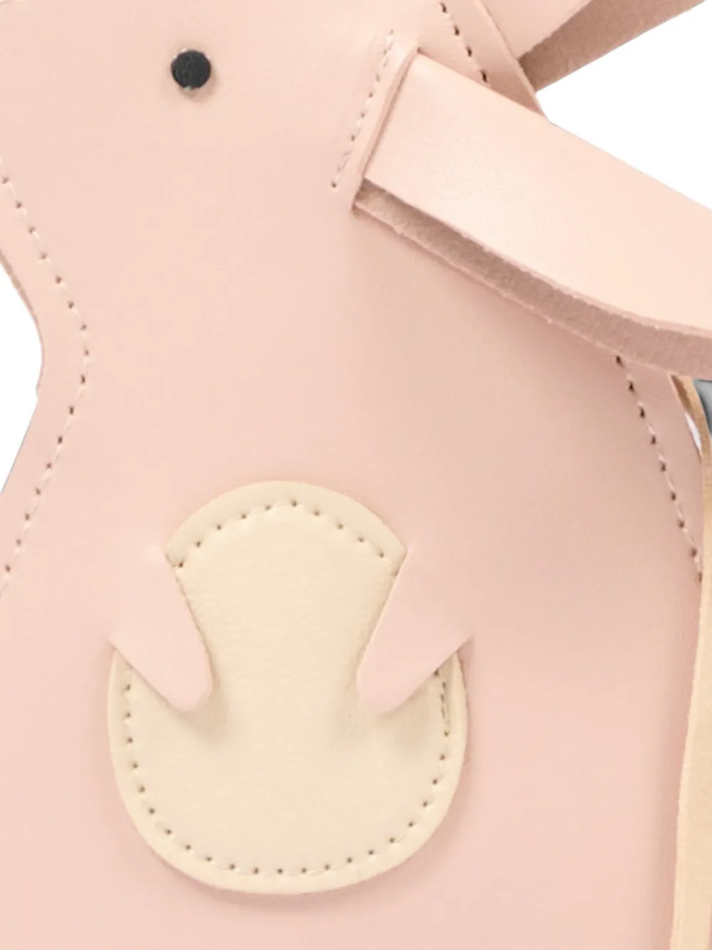Inaiê rabbit-shape shoulder bag Roze