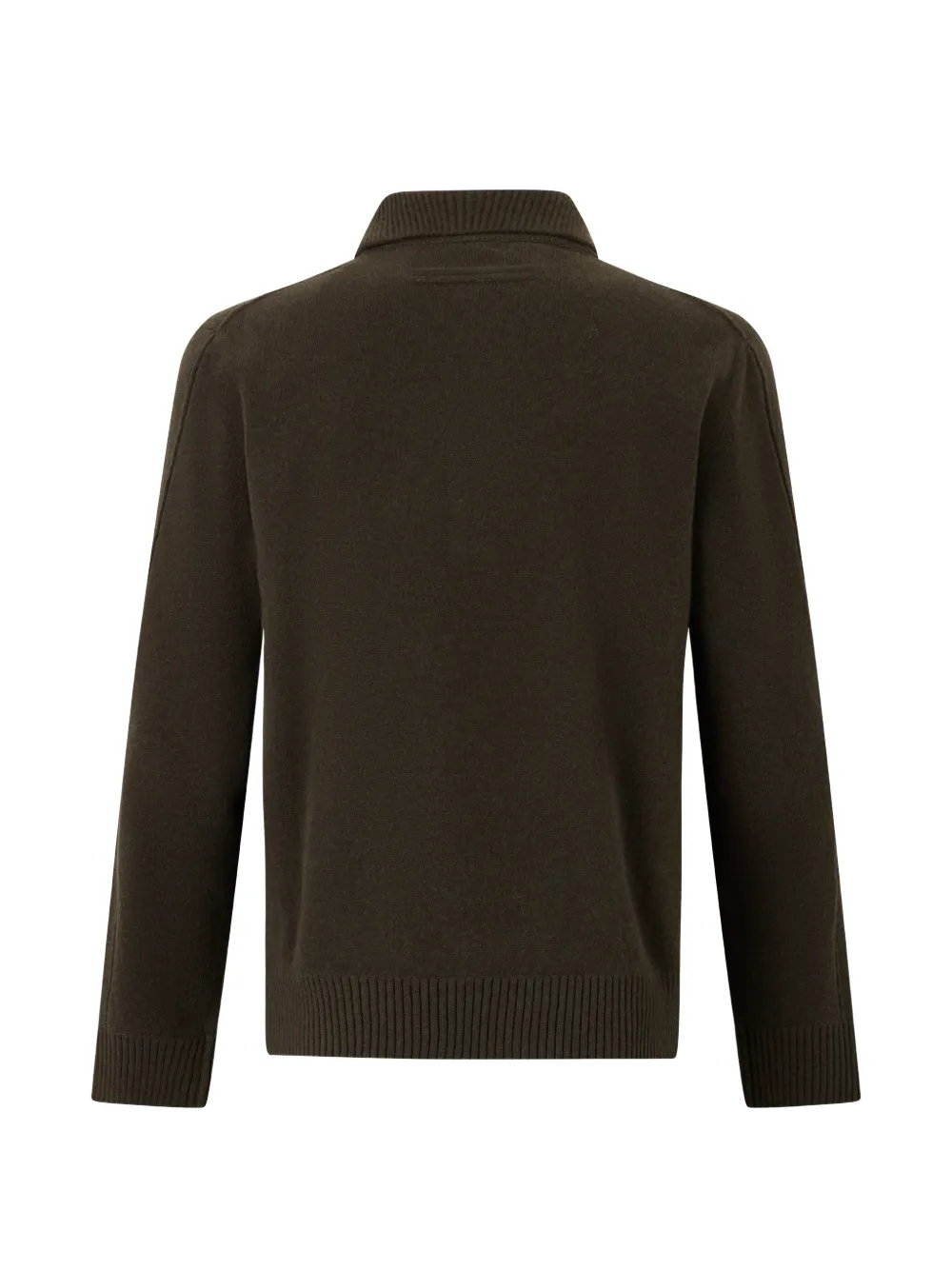 Zegna long-sleeve polo sweater Bruin