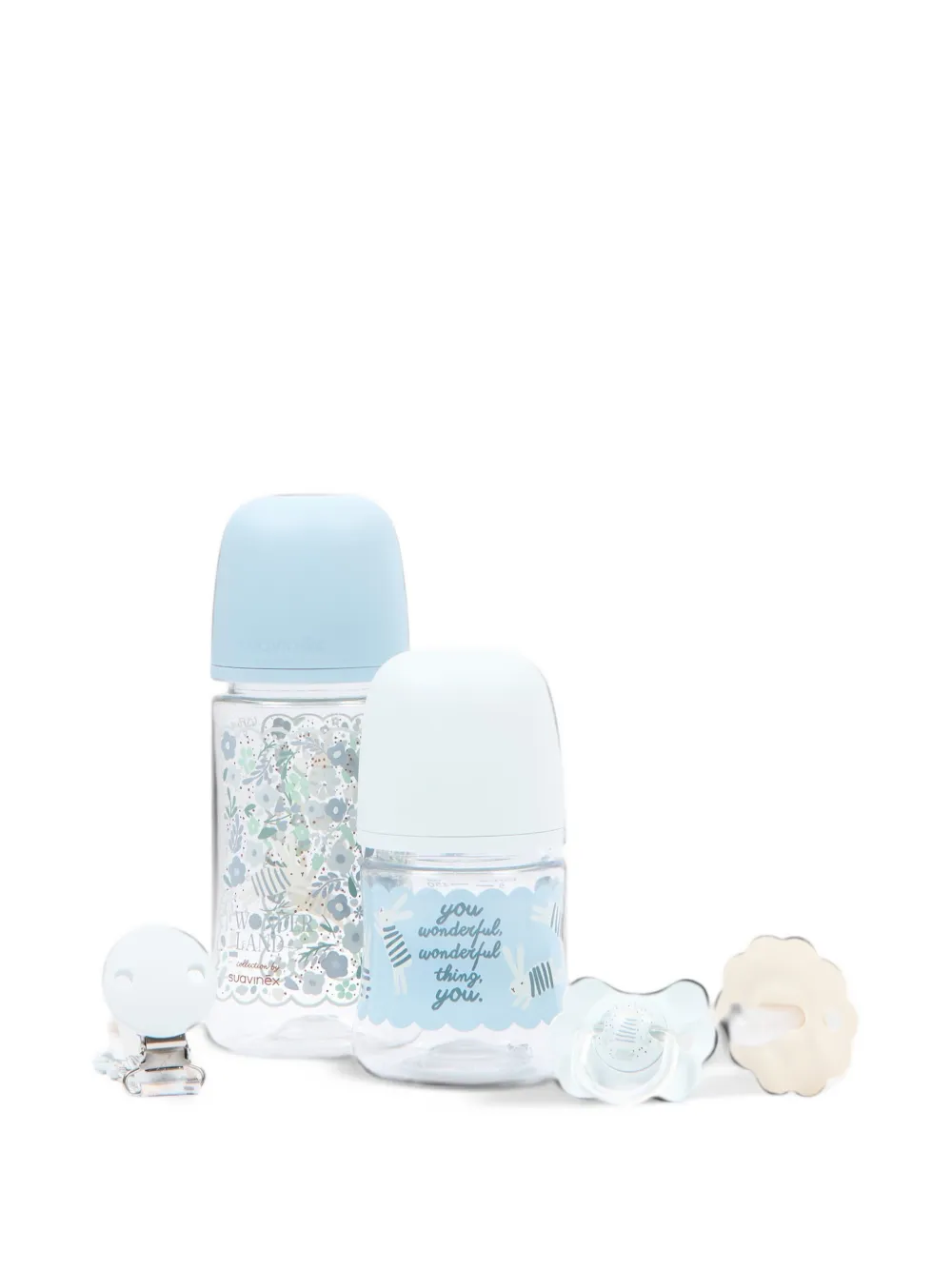 Suavinex SX Pro floral-print gift set - Blau