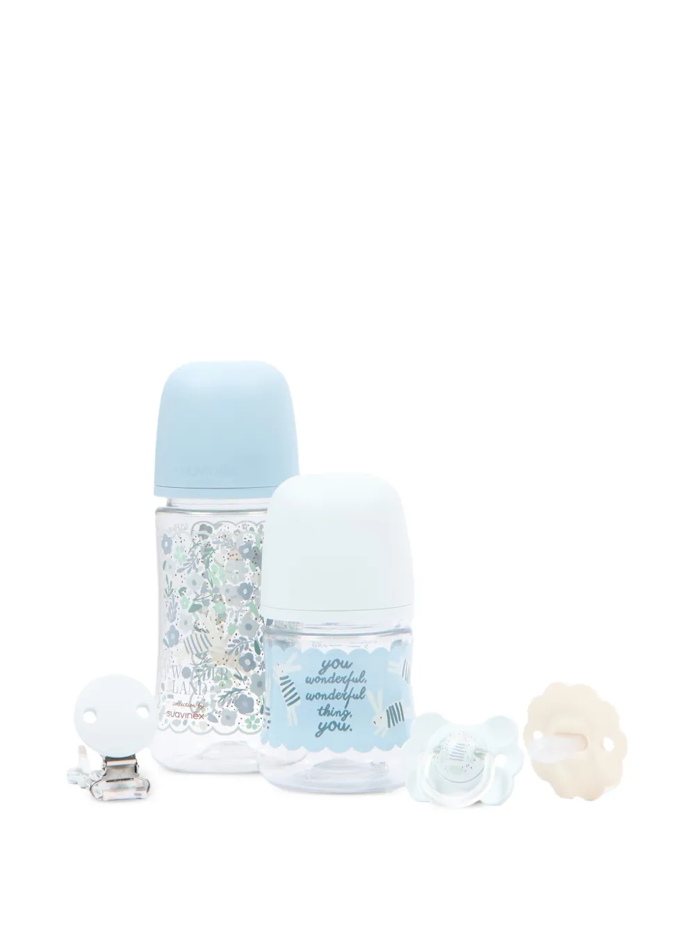 Suavinex SX Pro floral-print gift set - Blu