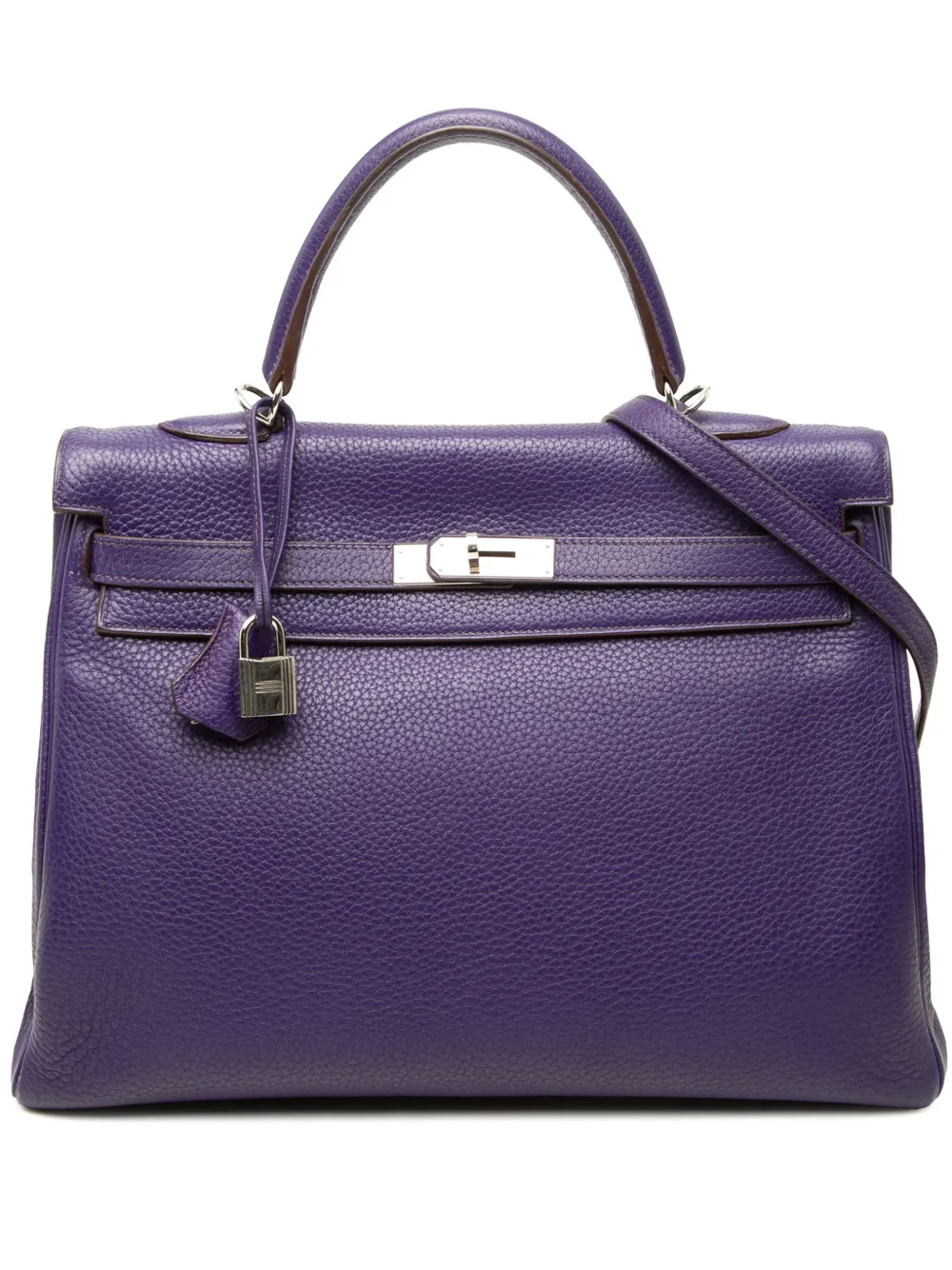 Hermès Pre-Owned 2011 Clemence Kelly II Retourne 35 satchel - Violett