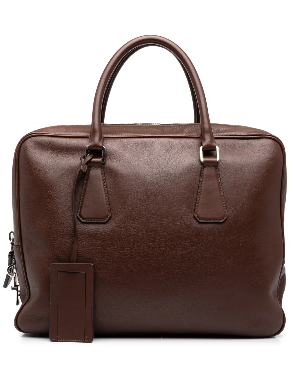 Prada Pre-Owned 2000-2013 Leather business bag - Marrone