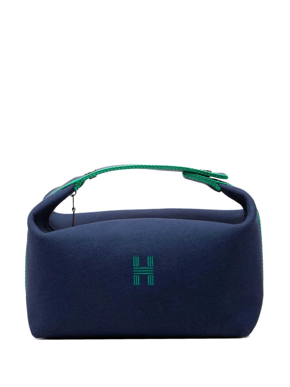 Hermès Pre-Owned 2015-2026 Small Toile Bride A Brac Case vanity bag - Blau