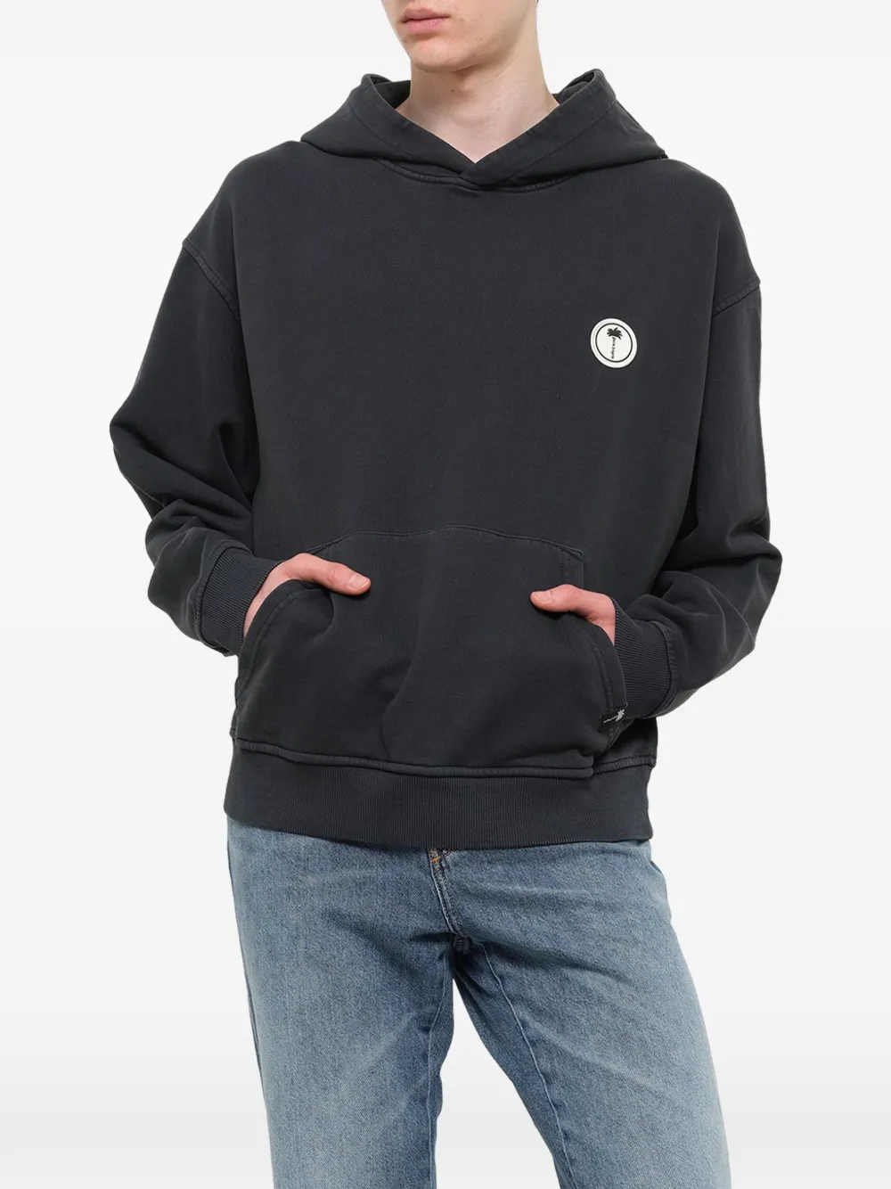 Palm Angels Palm Shadow hoodie Zwart