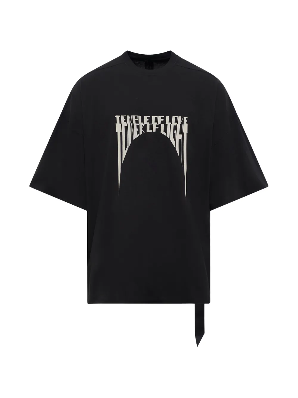 Rick Owens DRKSHDW Tommy graphic-print T-shirt Zwart