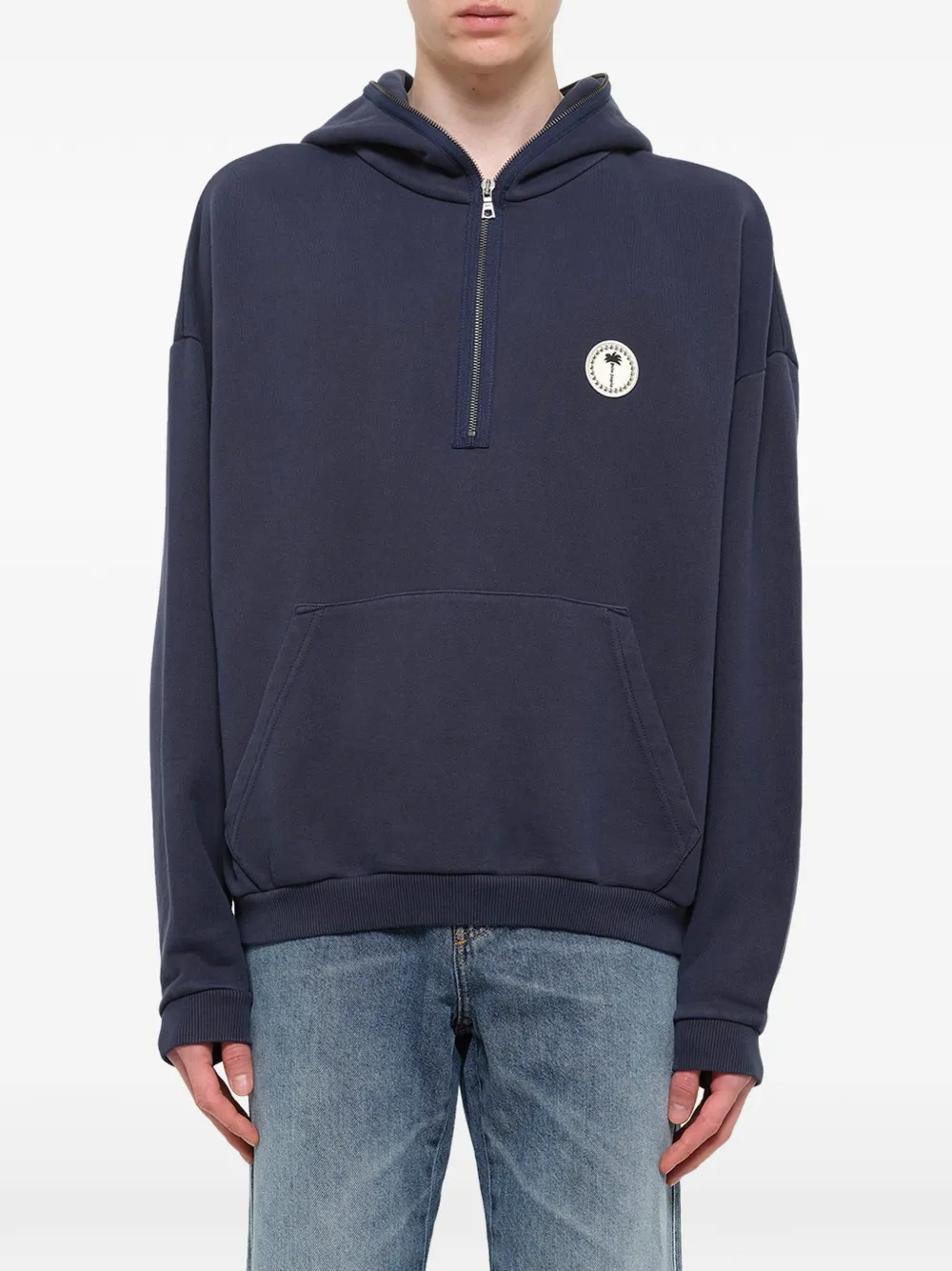 Palm Angels Palm Deco hoodie Blauw