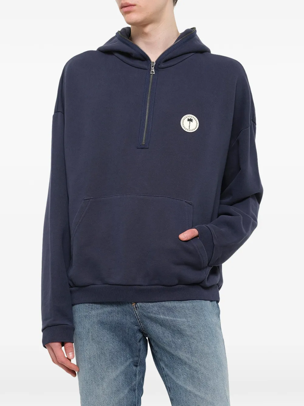 Palm Angels Palm Deco hoodie Blauw