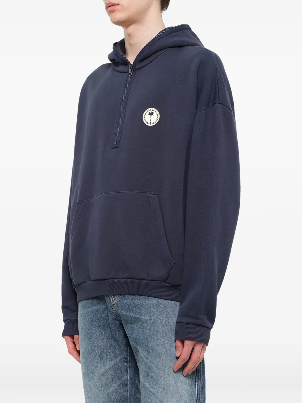 Palm Angels Palm Deco hoodie Blauw