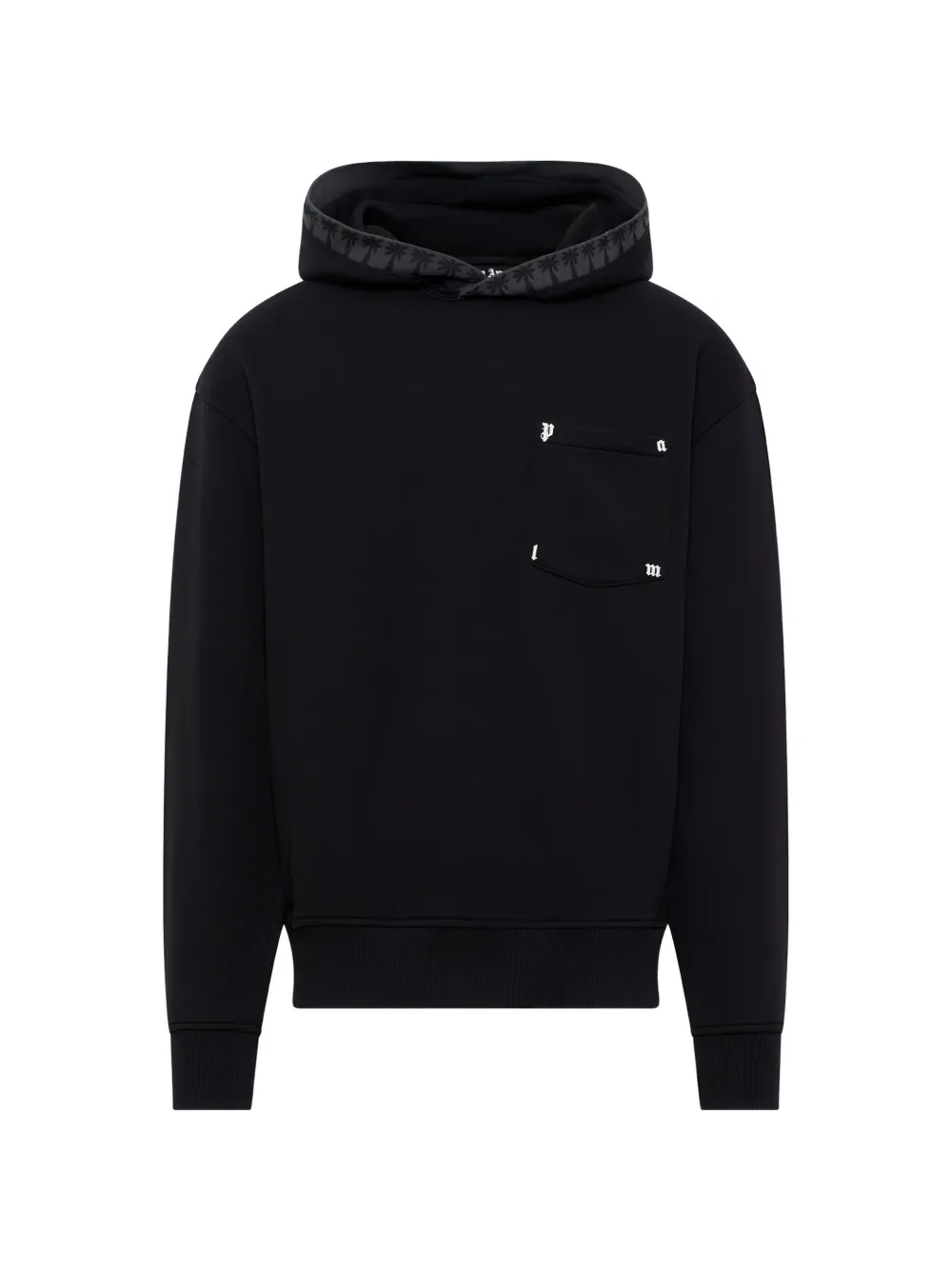 Palm Angels Palm Rib hoodie Zwart