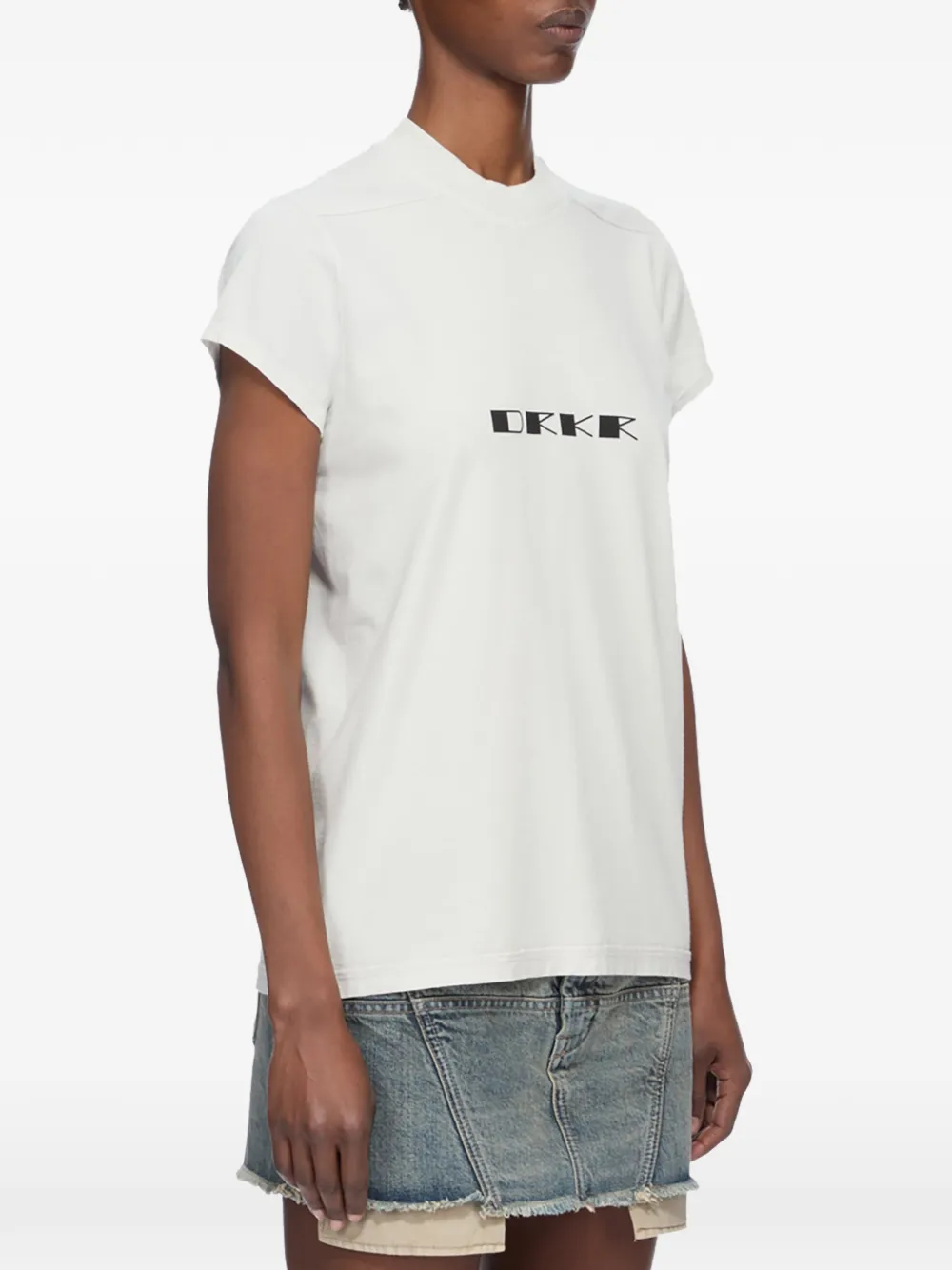 Rick Owens DRKSHDW graphic-print T-shirt Beige