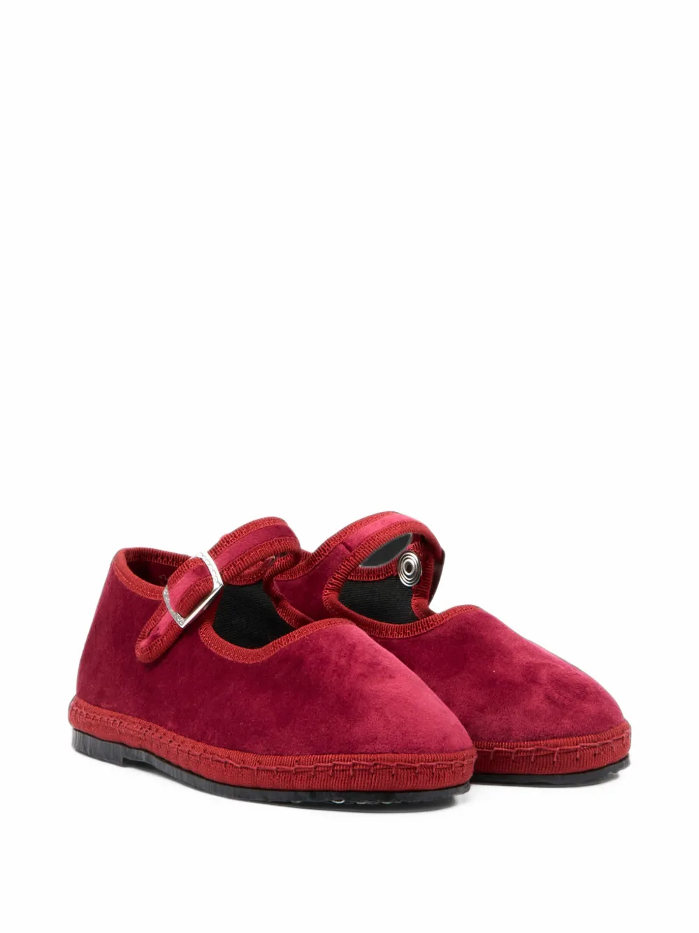 Sciuscià velvet ballet flats - Rouge Sciuscià velvet ballet flats - Rouge