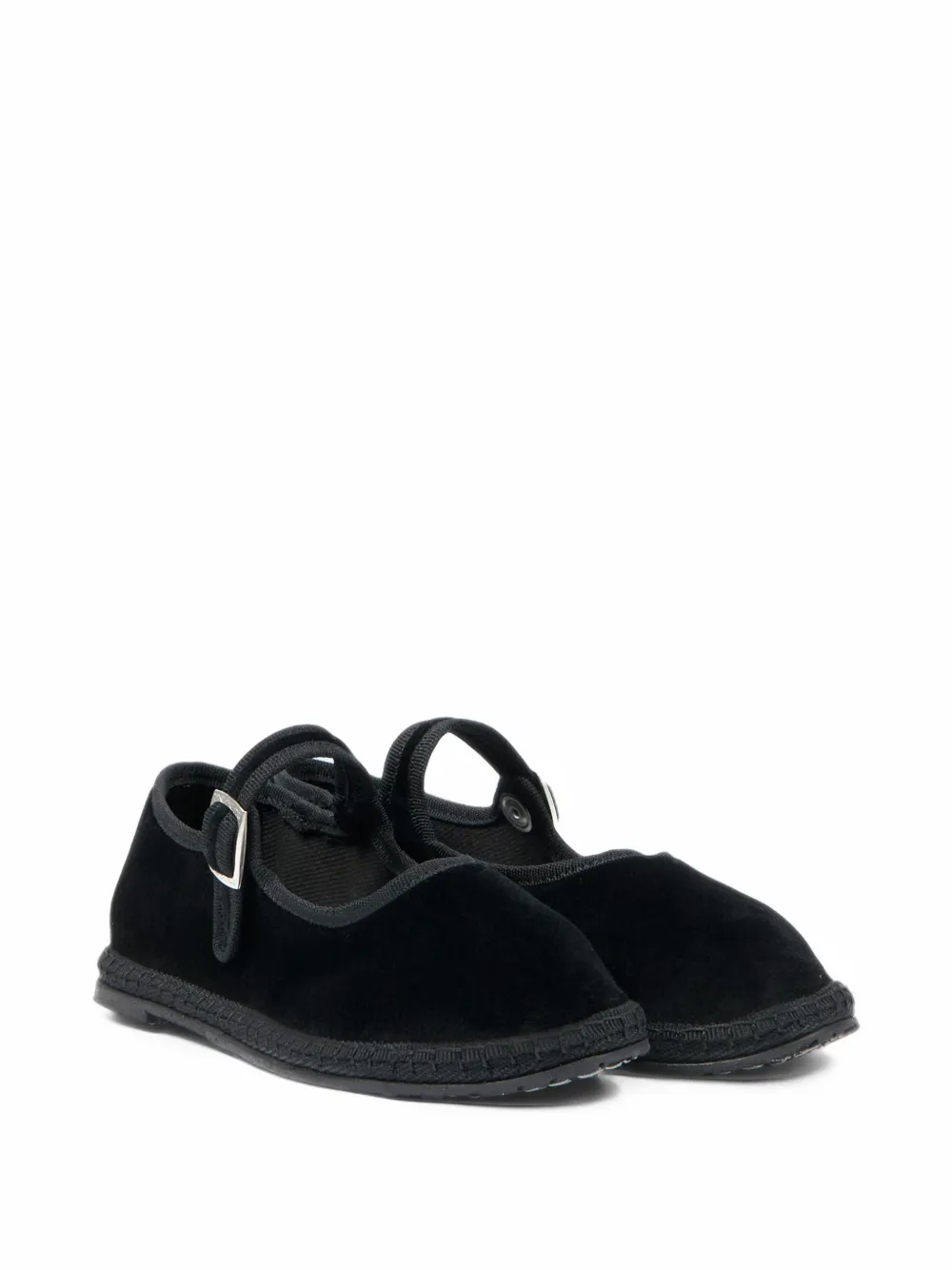 Sciuscià velvet ballet flats - Noir Sciuscià velvet ballet flats - Noir