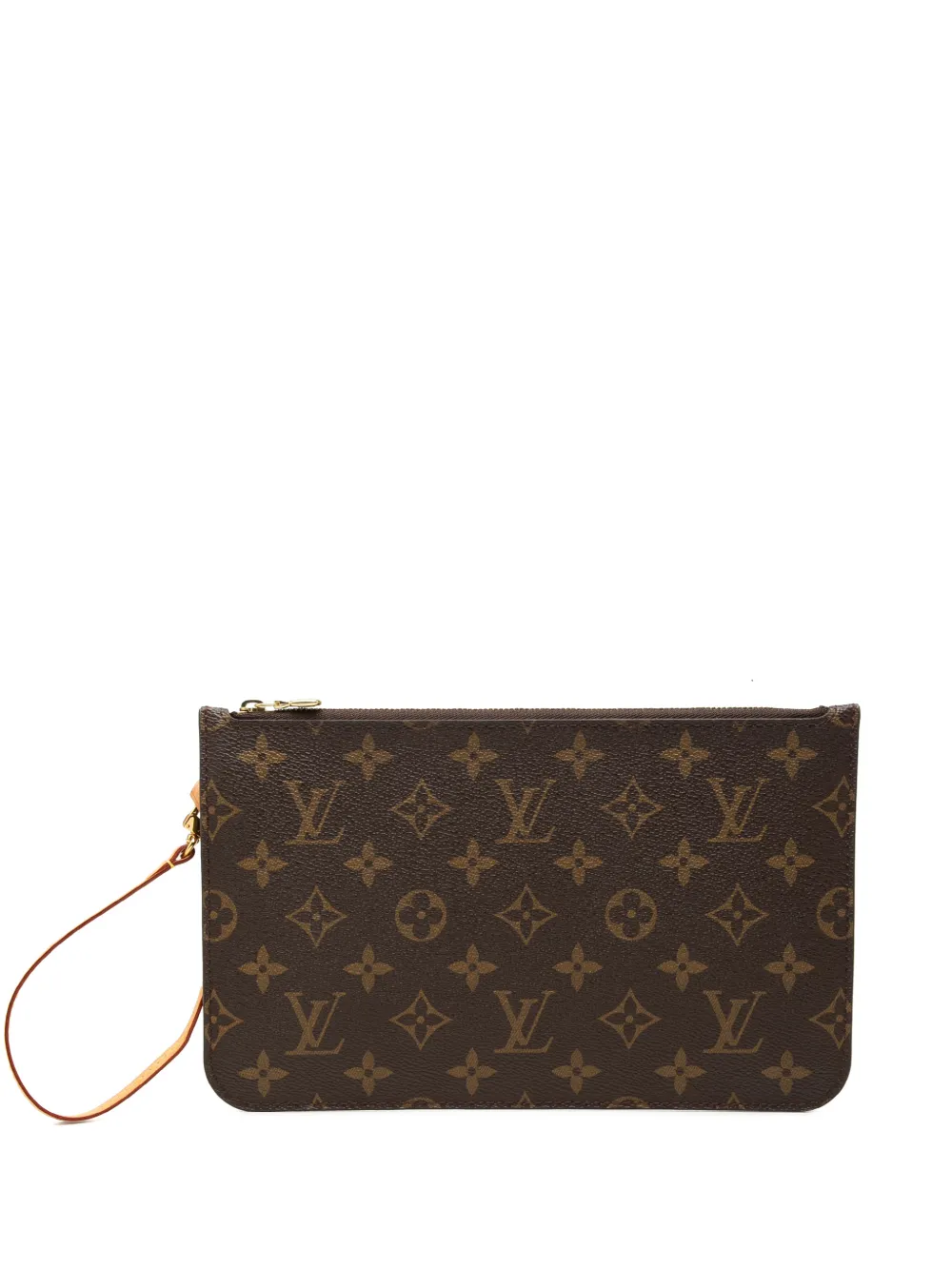 Louis Vuitton Pre-Owned 2015 Monogram Neverfull MM pouch - Braun