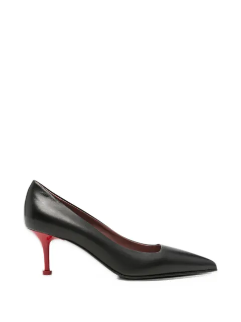 Premiata pointed-toe leather pumps
