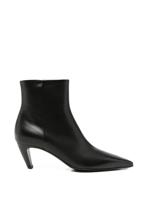 Premiata pointed-toe leather ankle boots