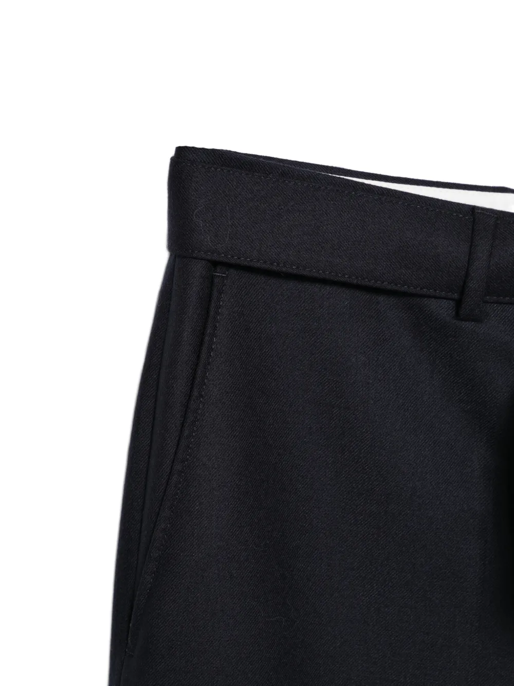 Officine Generale Nash belted trousers Blauw