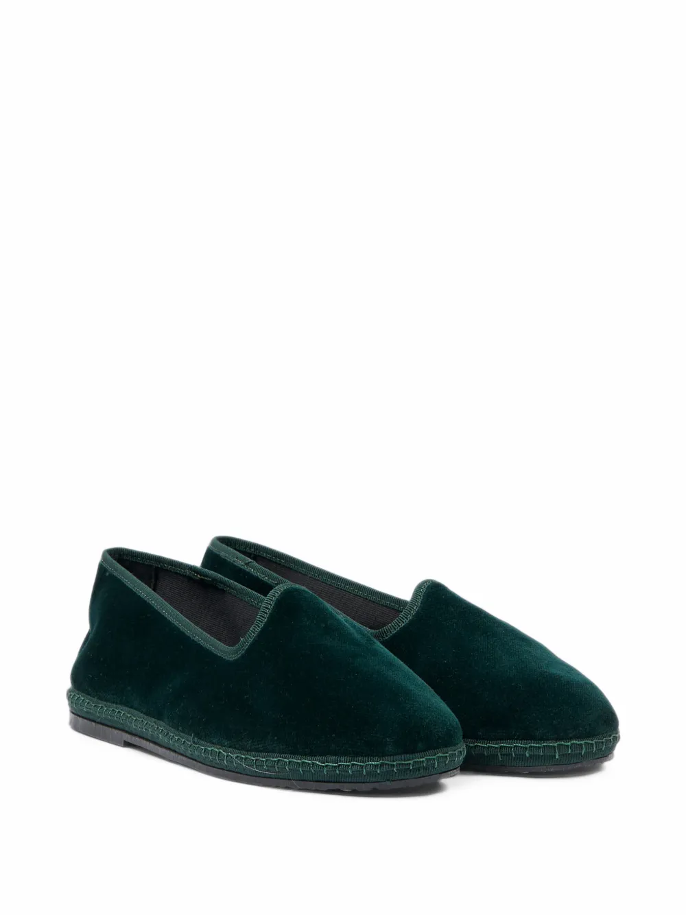 Sciuscià velvet loafers - Vert Sciuscià velvet loafers - Vert
