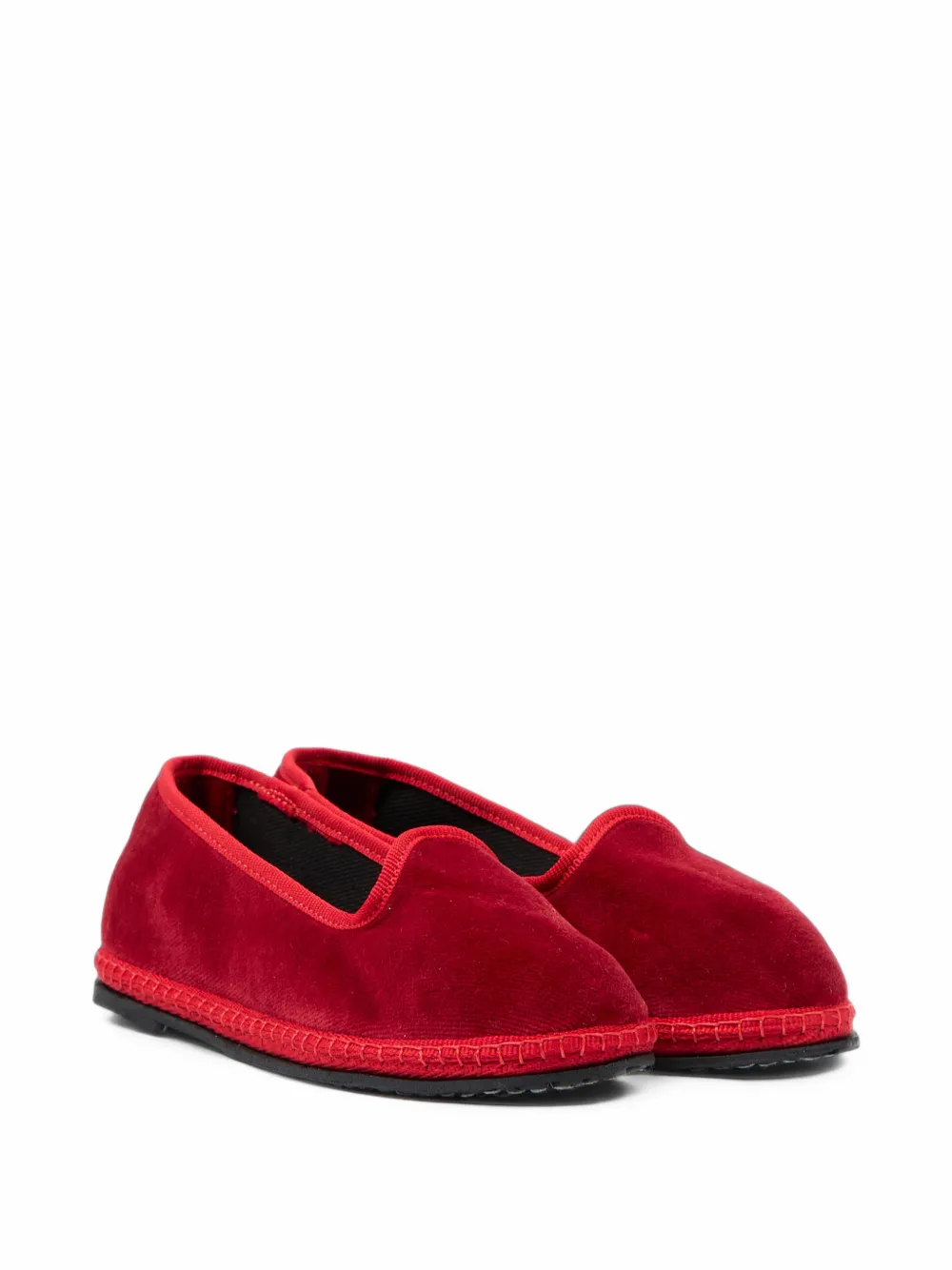 Sciuscià velvet Trullallà loafers - Rouge Sciuscià velvet Trullallà loafers - Rouge