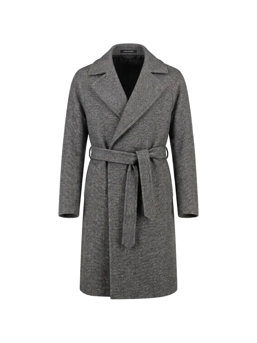 Tagliatore Hendrick's belted wool coat - Grau