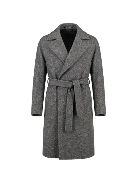 Tagliatore Hendrick's belted wool coat