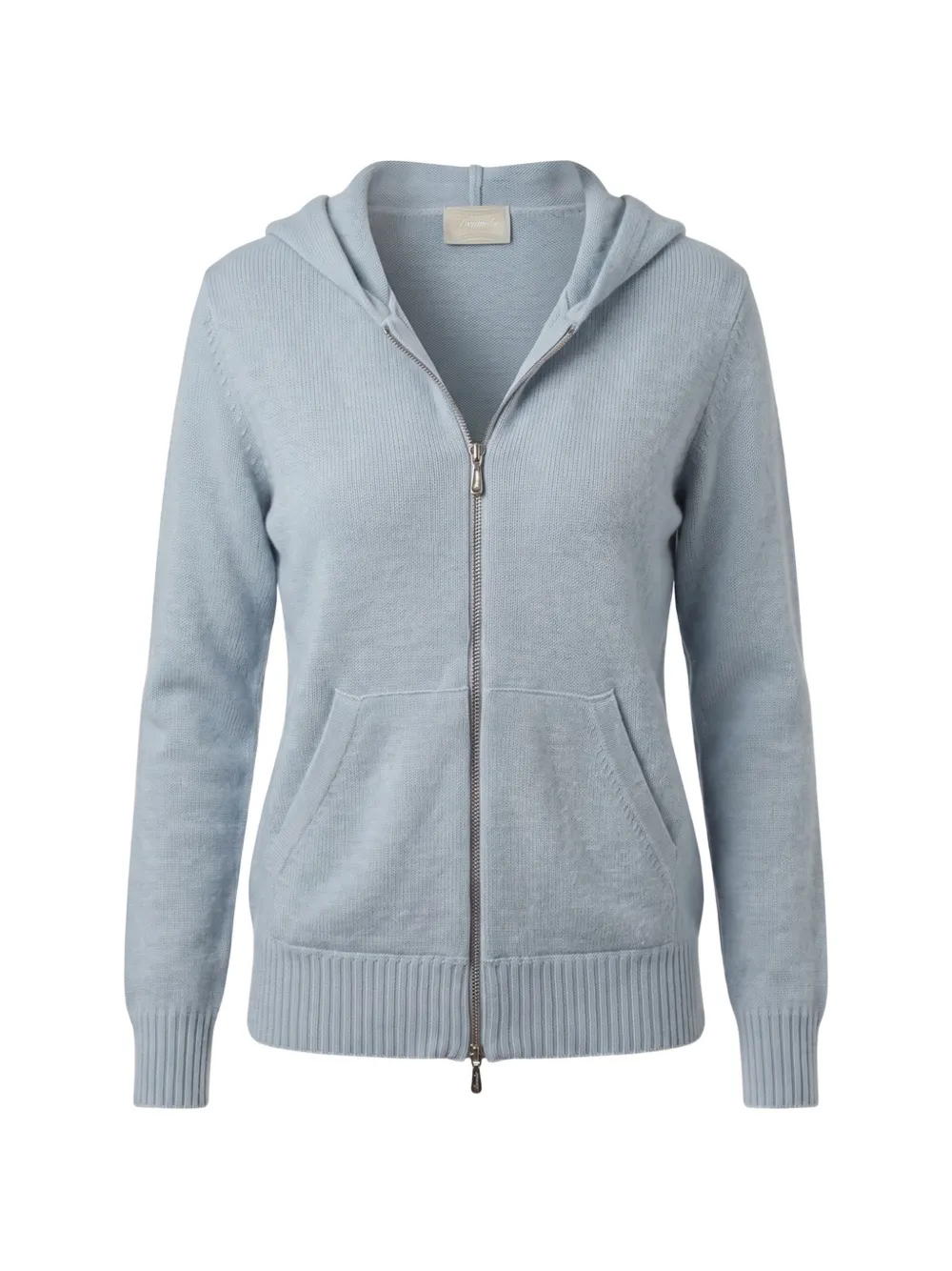 Drumohr zip-up cashmere hoodie - Blau